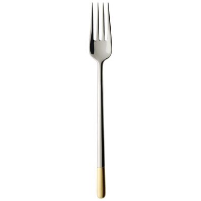 Villeroy & Boch Ella teilvergoldet Tafelgabel Edelstahl silber/platin vergoldet