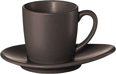 ASA Espressotasse mit Unterer, marone Cubamaro 0,06 l 1231422 ! Vorteilsset beinha