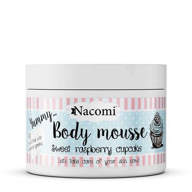 Nacomi Körpermousse Himbeere 180 ml