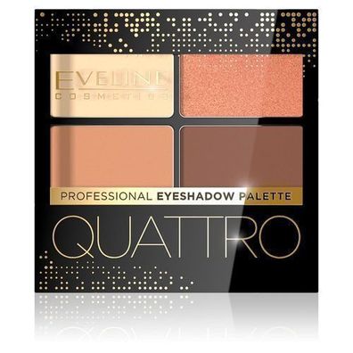 Eveline Quattro Lidschatten-Palette 01, 3,2 g