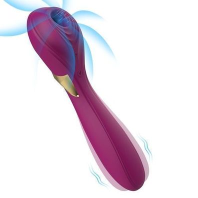 Doppelseitiger Vibrator Dr. Love, 9 Modi, Violett