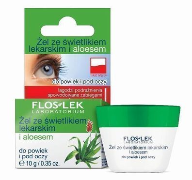 Flos-Lek Augenpflege-Gel mit Aloe 10g