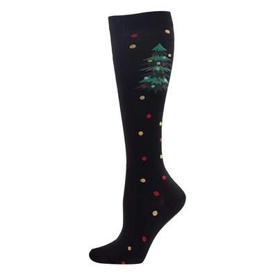 1 Paar modische lustige Socken mit Weihnachtsbaum-Motiv für Mädchen