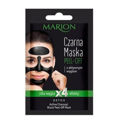 Marion Schwarze Peel-off Maske mit Aktivkohle, 6g