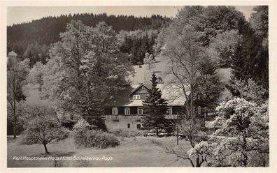 Karl Hauptmann Haus Mittel-Schreiberhau Rsgb. Postkarte AK