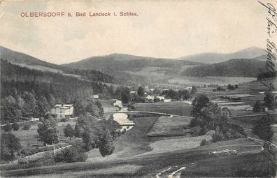 Olbersdorf Bad Landeck Schlesien Postkarte 1910