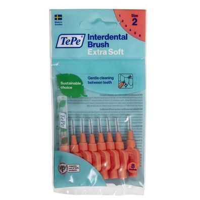 TePe Extra Soft Interdentalbürsten 0,5mm, 8 Stück