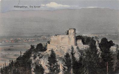 Riesengebirge Der Kynast Postkarte AK 1911