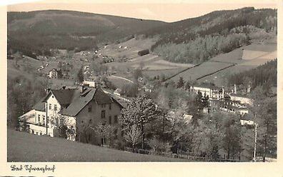 Schlesien Bad Schwarzbach Tafelfichte Dreßlerberg Postkarte