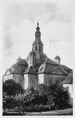 Schlesien Hirschberg Riesengebirge Gnadenkirche Fotokarte 1932