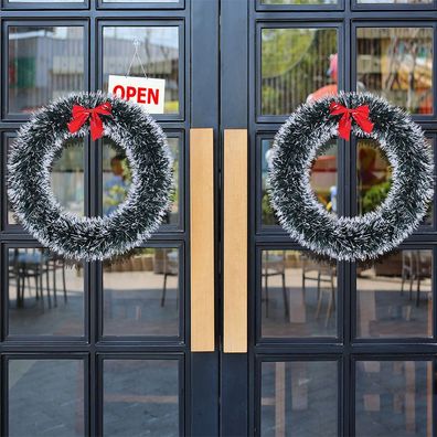 Weihnachtsknoten Girlande Fenster Weihnachtsdekoration