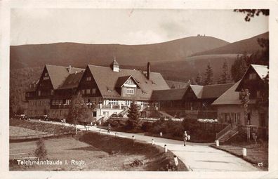 Teichmannbaude i. Rsgb. Postkarte AK 1923