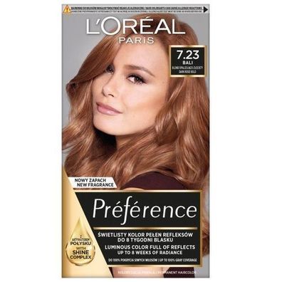 L'Oreal Paris Recital Preference Haarfarbe 7.23 Bali