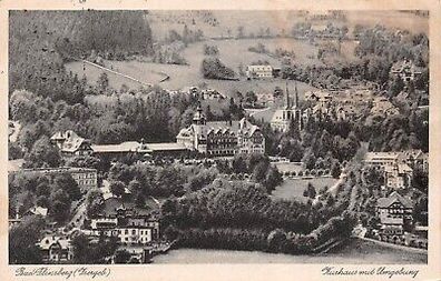 Bad Flinsberg (Isergeb.) Kurhaus und Umgebung Postkarte AK 1932