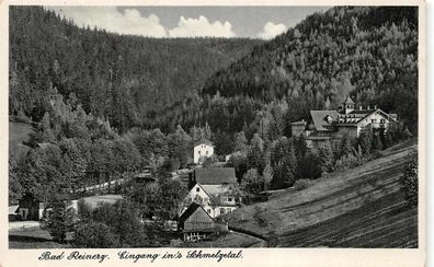 Bad Reinerz Eingang in's Schmelzetal AK