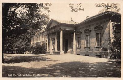 Bad Warmbrunn Kur-Theater Postkarte 1939