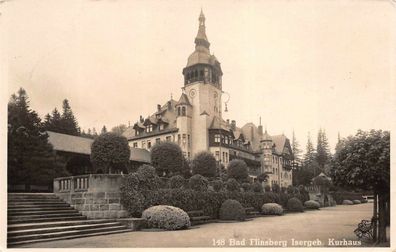 Bad Flinsberg Isergeb. Kurhaus Postkarte AK 1934