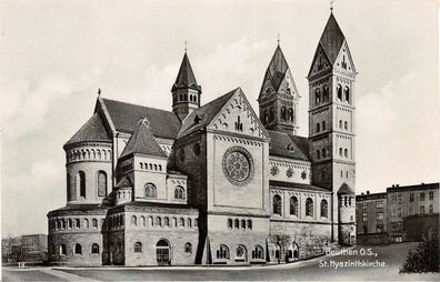 Beuthen O.S. St. Hyazinthkirche Postkarte AK 1938