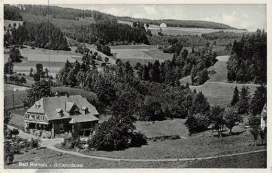 Bad Reinerz Grillenhäusel Postkarte AK 1941