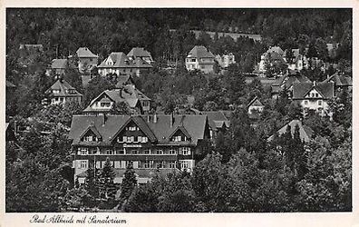 Bad Altheide mit Sanatorium Postkarte AK