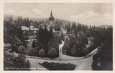 Bad Flinsberg im Isergebirge Kurhaus Postkarte AK