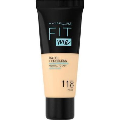 Maybelline Fit Me Mattierendes Make-up 30ml 118 Nude