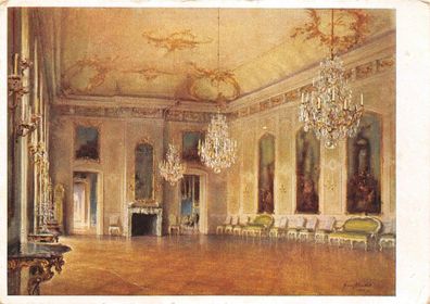 Das malerische Breslau (Nr. 9) Festsaal im Schloß Feldpostkarte AK 1942