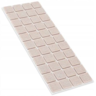 KADAX Filzgleiter zum Bodenschutz, quadratisch, Beige, 20 mm, 1 Stück