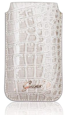 Guess Universal Sleeve Croco Optik Cover HandyTasche SchutzHülle Case Etui