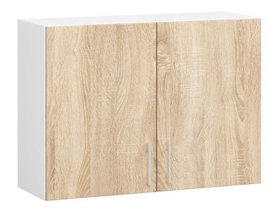 Küchenschrank AKORD LIMA W80 Weiß 80 cm Front Sonoma-Eiche B80 x H58 x T30,5 cm