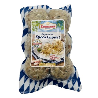 Food-United bayerische Speckknödel Zimmermann Fleischwerke 6 Stk. 400g