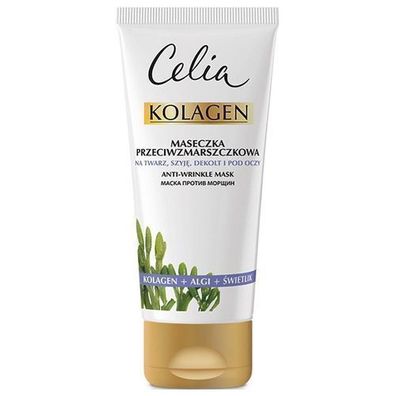 Celia Kollagen Anti-Falten Maske mit Algen und Johanniskraut, 60ml