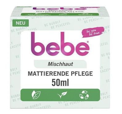 Mattierende Gesichtscreme fér Mischhaut - 50ml