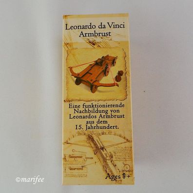 Leonardo da Vinci Armbrust, Holzbausatz ca. 19 × 14 × 5 cm Art.-Nr. 11138