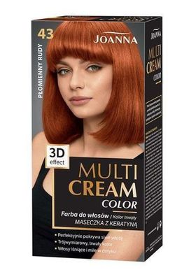 Joanna Multi Cream Color 3D Haarfarbe 43 Feuerrot