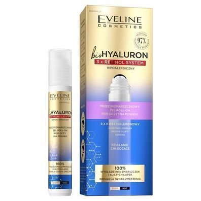 Eveline Bio Hyaluron Retinol Augen Roll-On 15ml