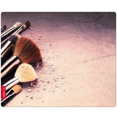 Speedlink Silk Mouse-Pad Brushes Maus-Pad Motiv Make Up Art Pinsel flach dünn