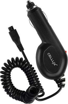 Cellux Micro USB KFZLadegerät Kabel 1.0 A b für Samsung HTC Huawei 1m schwarz