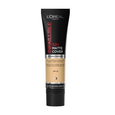 L'Oreal Paris Infaillible 32H 200 Neutral/ Golden Beige, 30ml