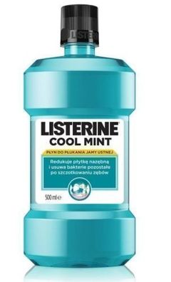 Listerine Cool Mint Mundwasser 500 ml - Starke Zahnhygiene & Frischer Atem