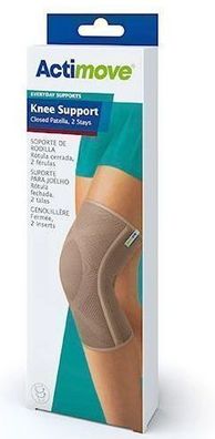 Premium Kompressions-Kniebandage - Beige, Größe S - Optimale Stabilität & Unterstétzu