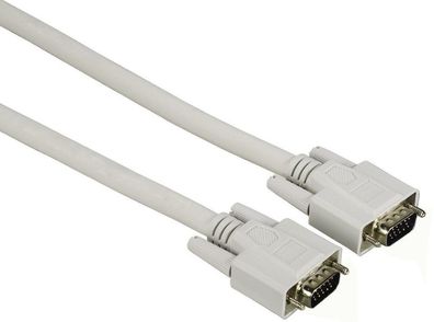 Hama VGAKabel 15pol 1,8m HDDStecker MonitorKabel Anschlusskabel SVGA VGA XGA