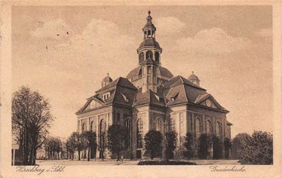 Hirschberg i. Schl. (Jelenia Góra) Gnadenkirche Postkarte 1929