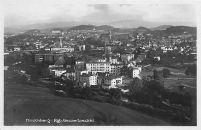 Hirschberg i. Rgb, Gesamtansicht, Fotopostkarte