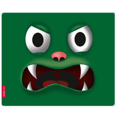 Speedlink Silk Mouse-Pad Lumpi Maus-Pad Motiv Monster Fratze flach 1,5mm dünn