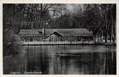 Liegnitz / Legnica Ziegenteichbaude Postkarte 1942