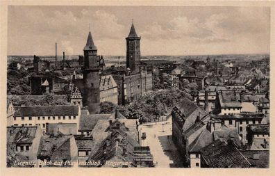 Liegnitz (Legnica) Blick auf Piastenschloß Regierung Schlesien Postkarte AK