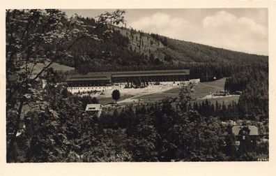 Luftwaffenkurlazarett in Ober-Schreiberhau Schlesien Postkarte AK 1942