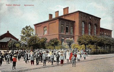 NAKEL ( Netze ) Naklo Schlesien Gymnasium AK 1918