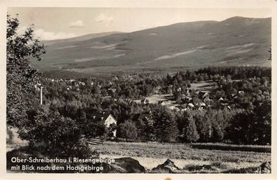 Ober-Schreiberhau i. Riesengebirge Blick nach dem Hochgebirge Postkarte AK 1935